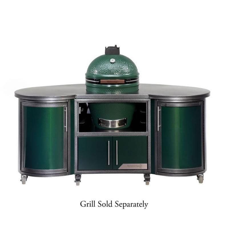 Big Green Egg Cooking Island